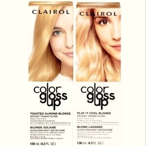 🆕️Clairol Color Gloss Up Blondes Duo | Toasted Almond & Play It Cool Blonde